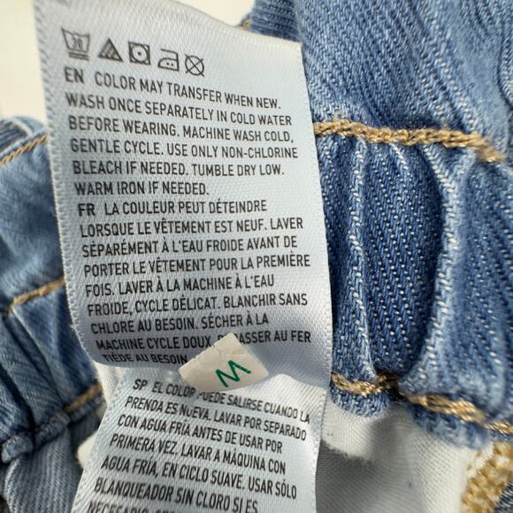 American Eagle Outfitters Highest Rise Mom Tie Waist Jeans Women's Size 4 Short - Picture 9 of 9